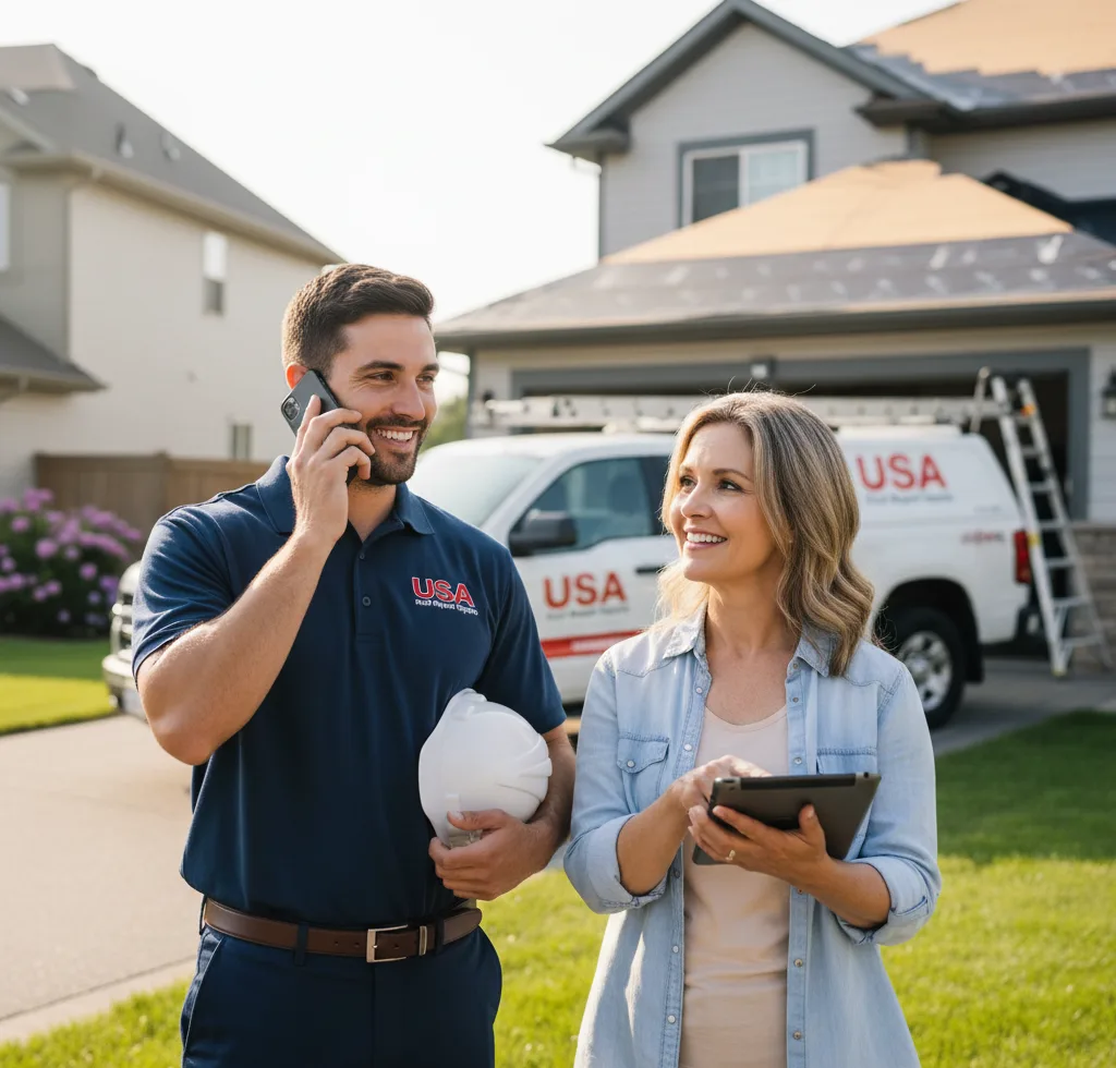 USA Roof Repair Experts customer support in Camino